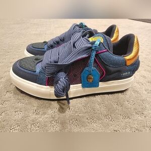 Kurt Geiger London Southbank Tag Platform Women’s Size EU 38.5 Blue